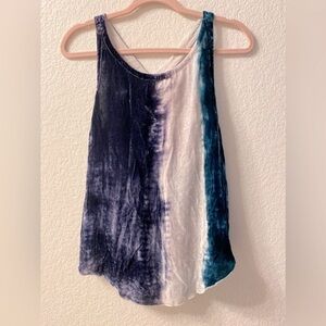 NWT Chaser Velvet Shirttail Racerback